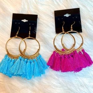 Tassels earrings of two!